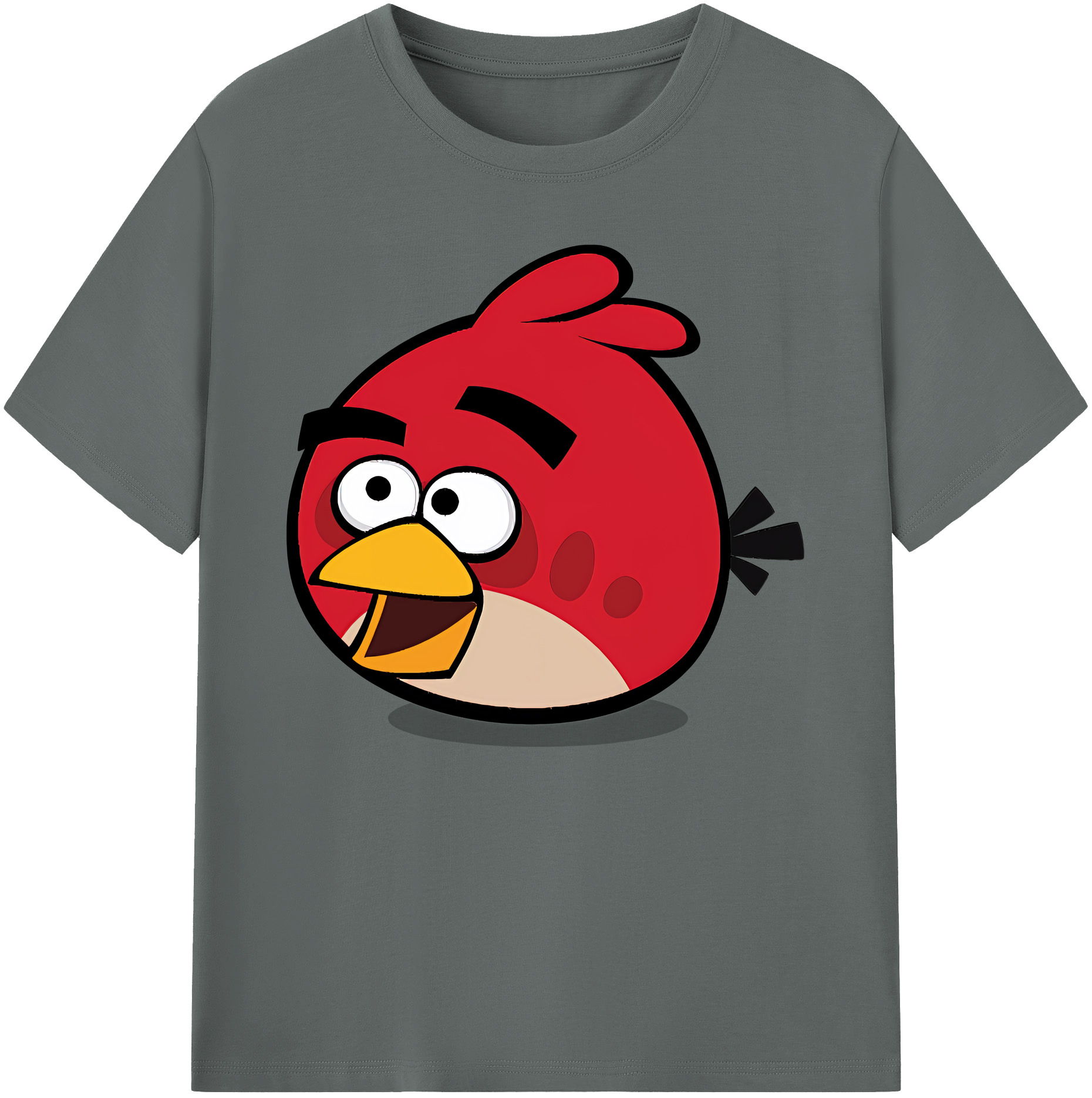 （画像用） Angry Birds アングリーバード 綿100％ メンズ半袖Tシャツ｜肌触りやわらか＆通気性